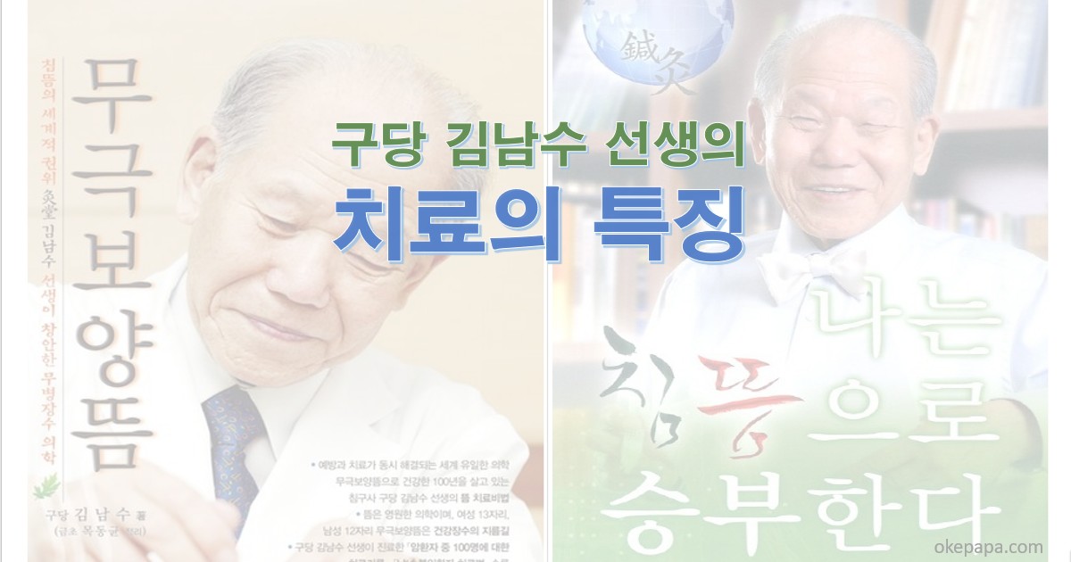 구당 김남수 선생의 치료의 특징